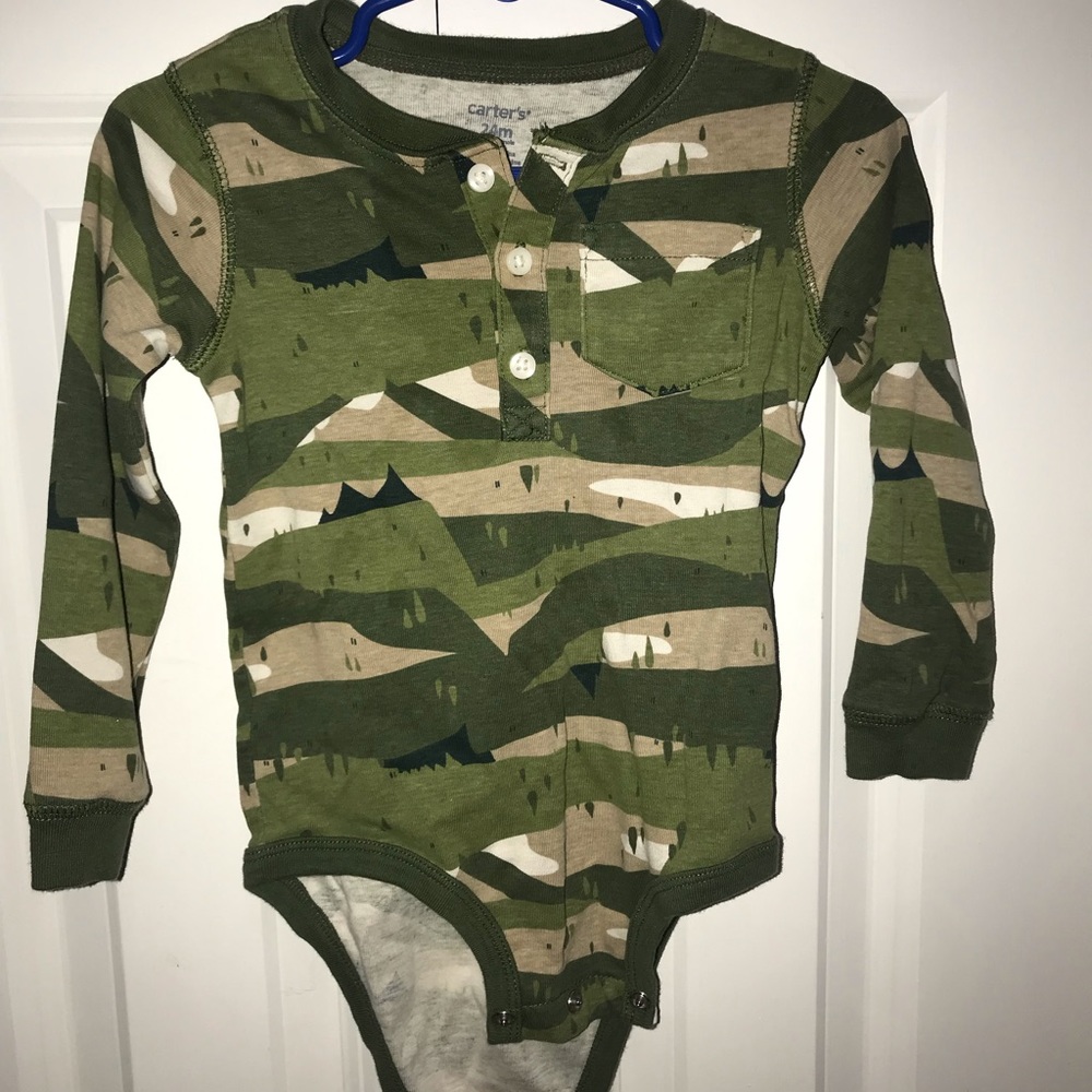 Carters camo type shirt